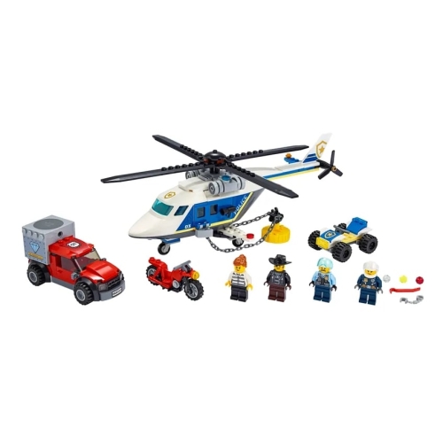 klocki lego policyjny helikopter